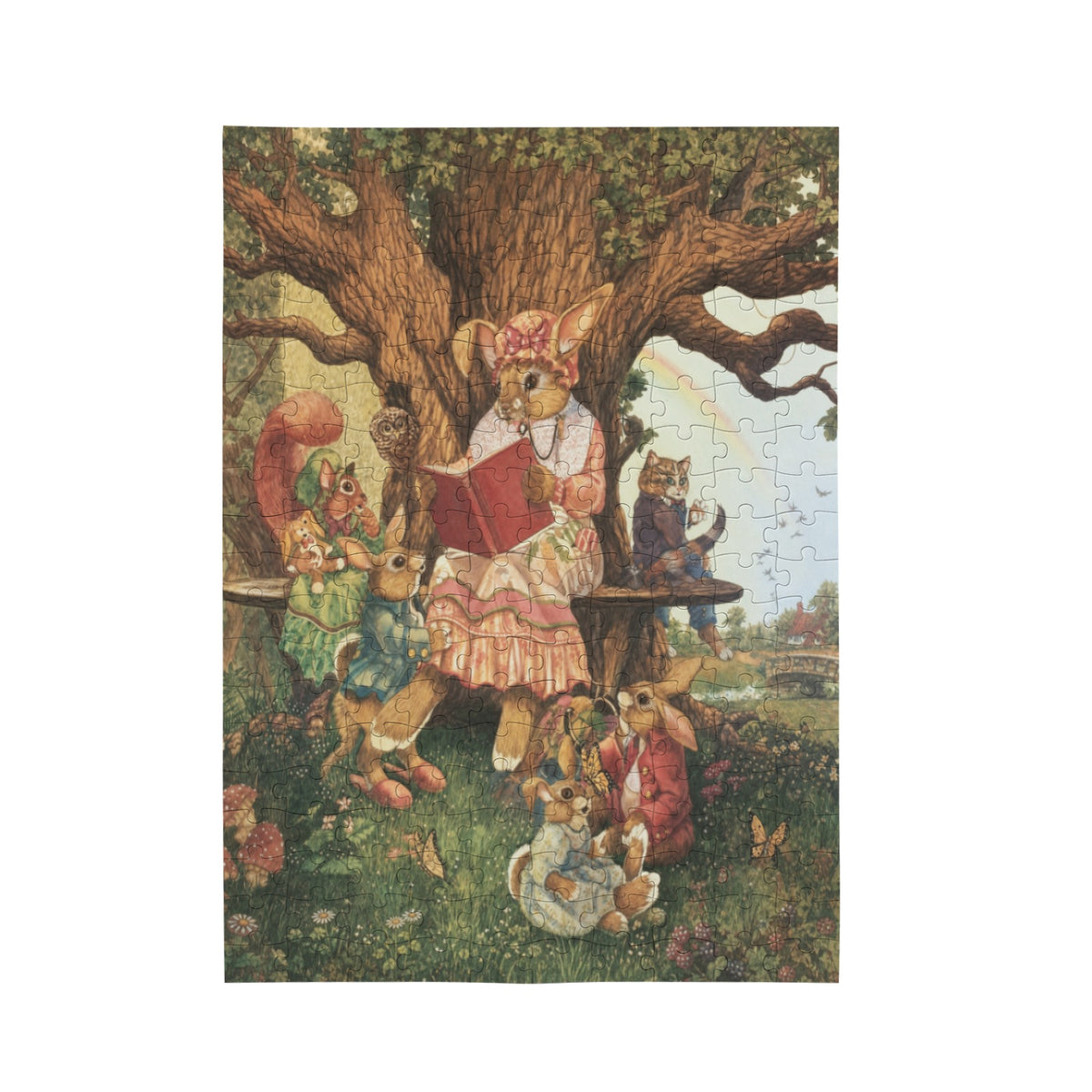 Peter Rabbit Garden 10 x 13.94 in 200-Piece Wooden Jigsaw Puzzle (QUE)