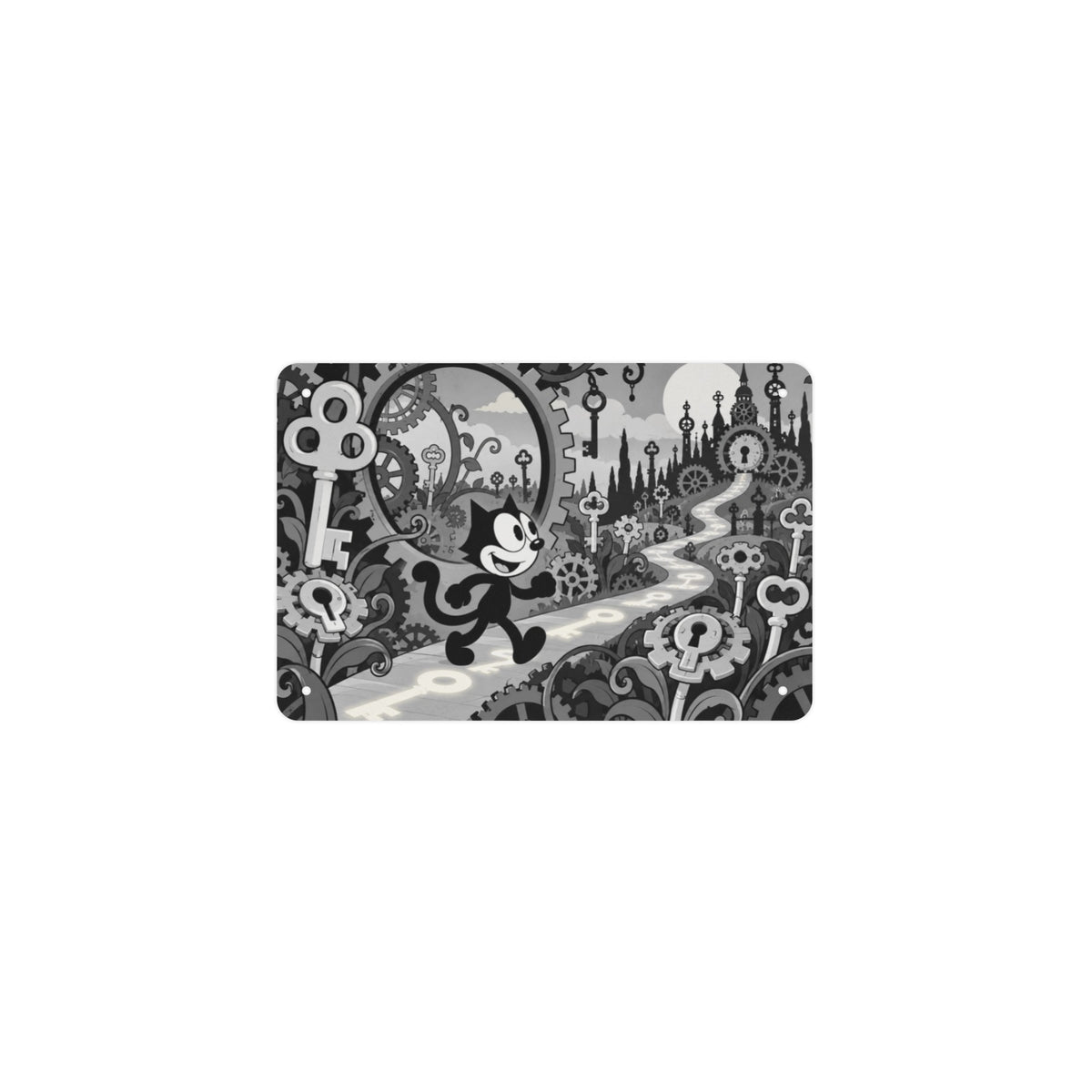 Clockwork Garden Felix 12 x 8 in Metal Tin Sign
