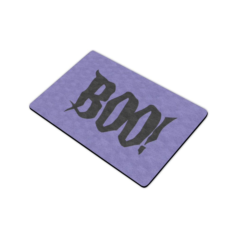 Purple Pumpkin Boo 23.6 x 15.7 in Doormat