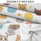 Teal Pumpkin Leaves 178cm x 140cm Rectangular Tablecloth 70x55inch (QUE)