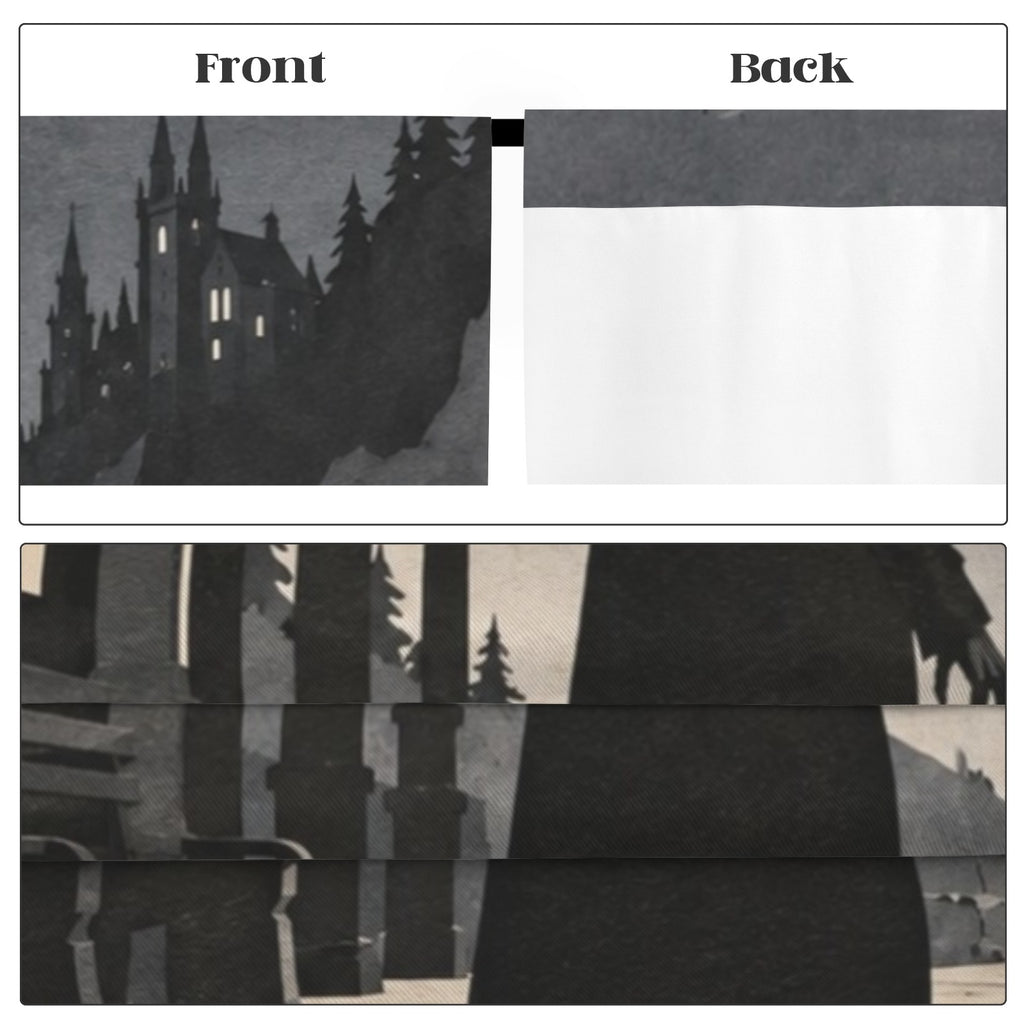 Count Orlok Mountain Rail 52 x 84 in Window Curtain Set