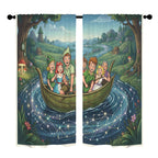 Peter Pan Constellation Sail 52 x 84 in Window Curtain Set