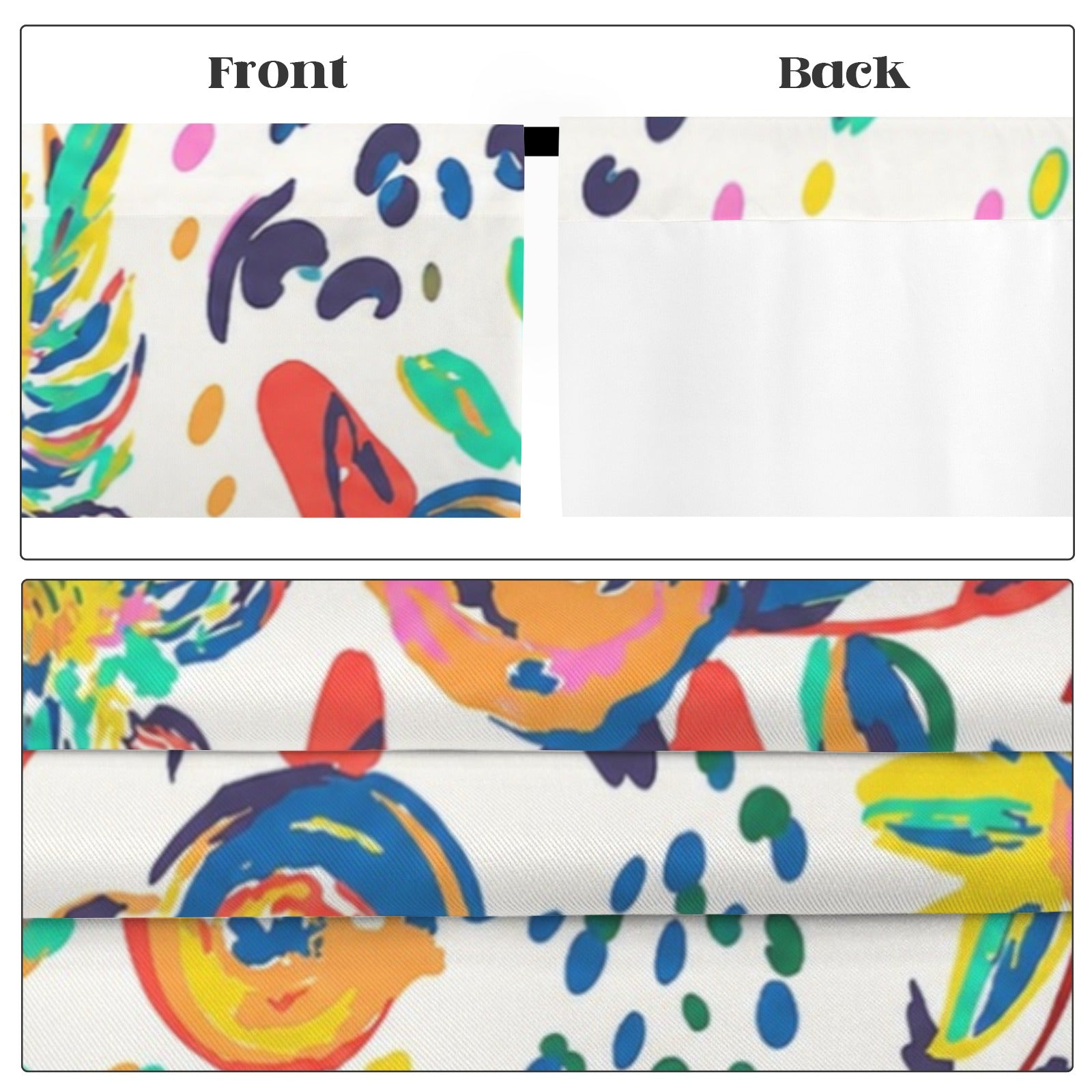 Maximalist Garden Blooms 52 x 84 in Window Curtain Set
