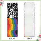 Make Room for Every Voice 12 x 40 in Polyester Peach Skin Tapestry