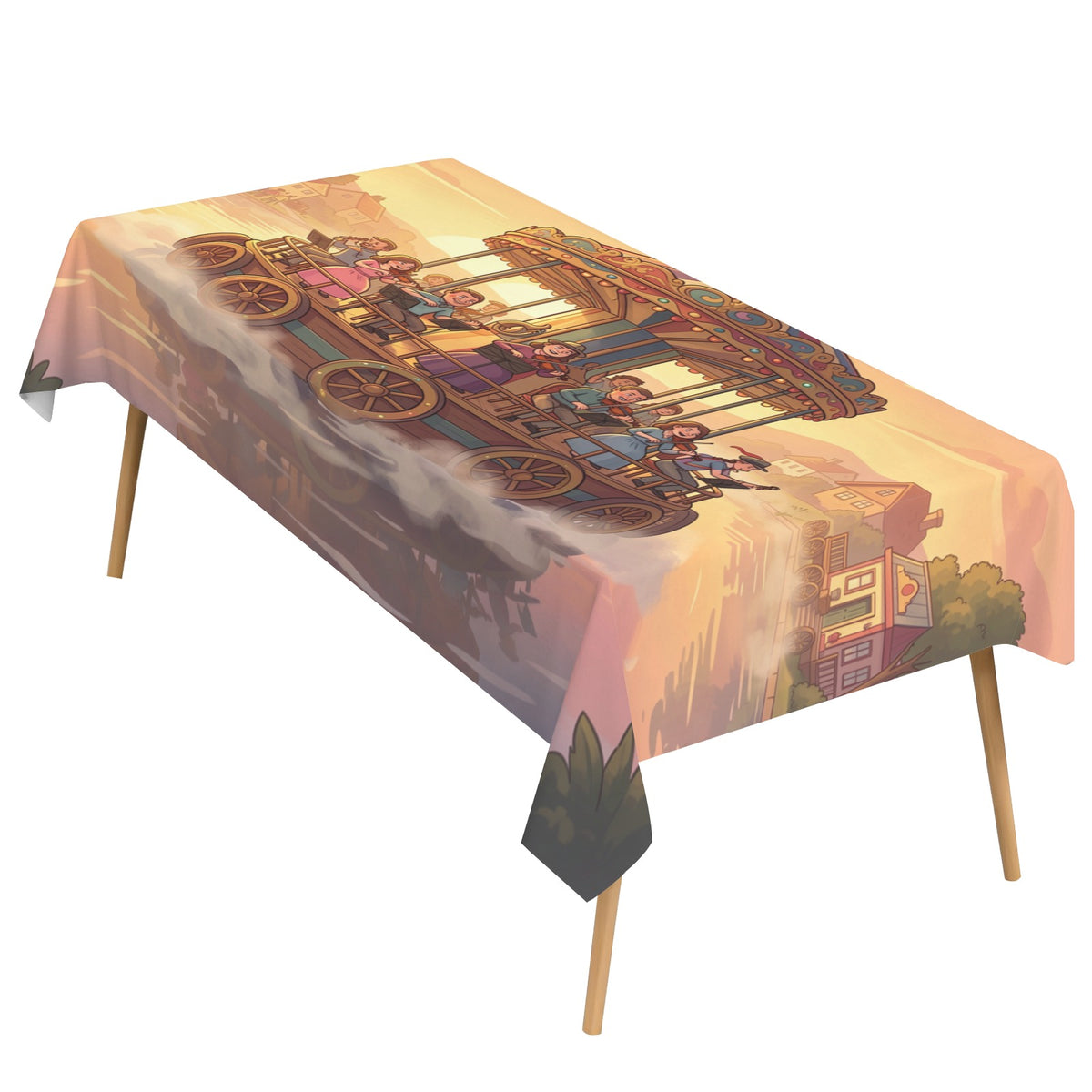 Mickey Carnival 178cm x 140cm Rectangular Tablecloth 70x55inch (QUE)