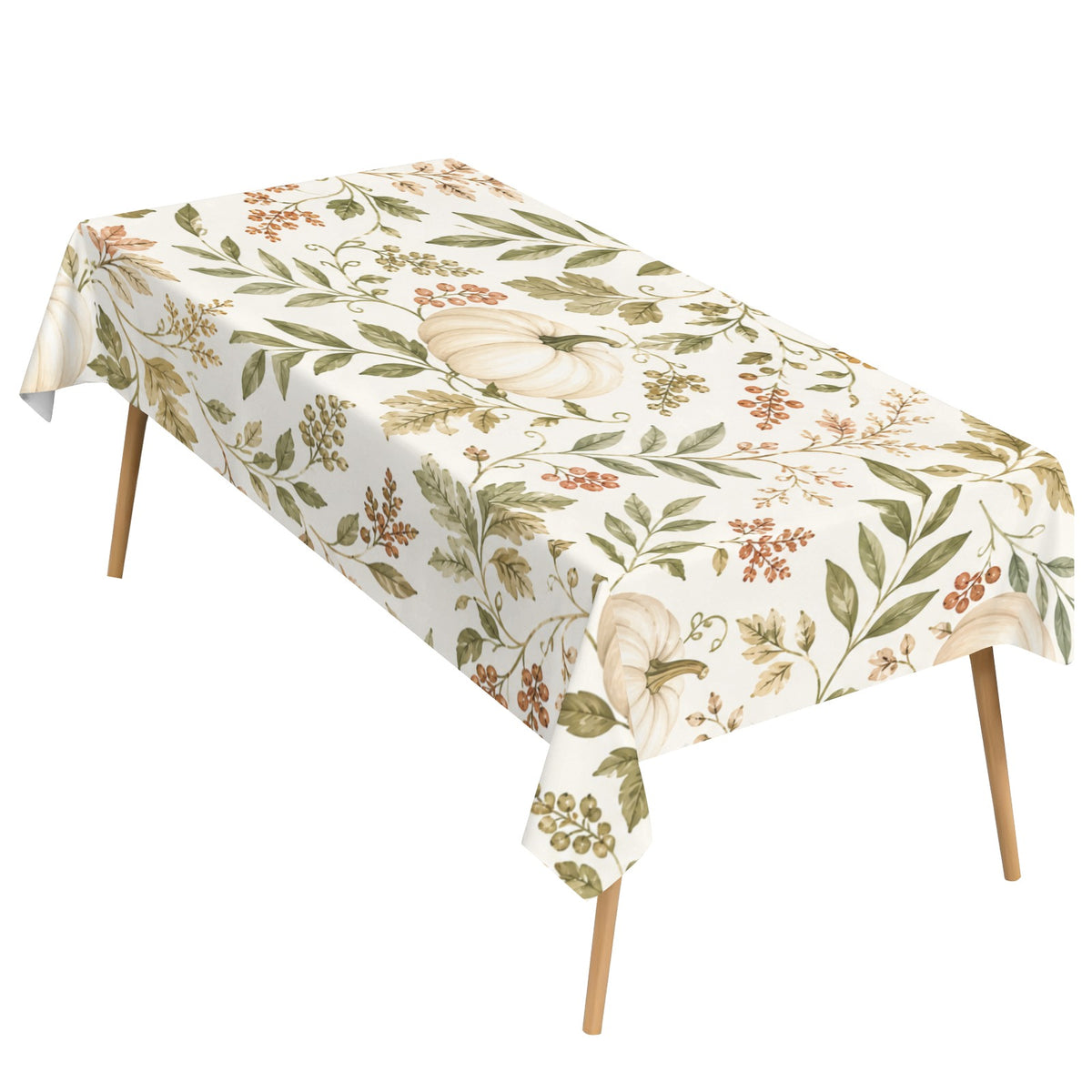 Olive Vine 178cm x 140cm Rectangular Tablecloth 70x55inch (QUE)