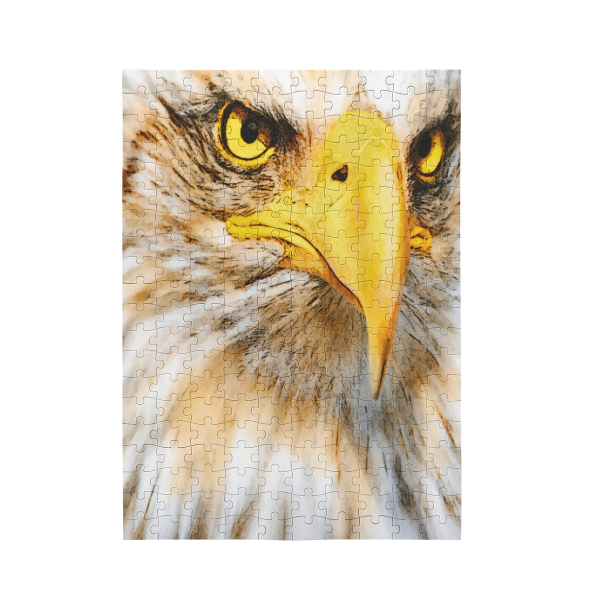 Bald Eagle Portrait 10 x 13.94 in 200-Piece Wooden Jigsaw Puzzle (QUE)