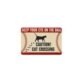 Keep Your Eye On The Ball 12 x 8 in Metal Tin Sign