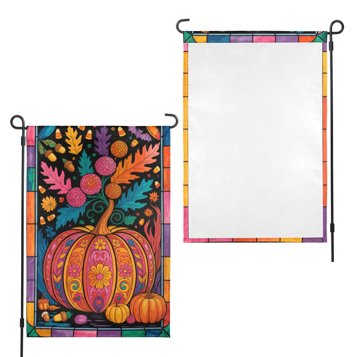 Farm Truck Pumpkin 12 x 18 in Garden Flag