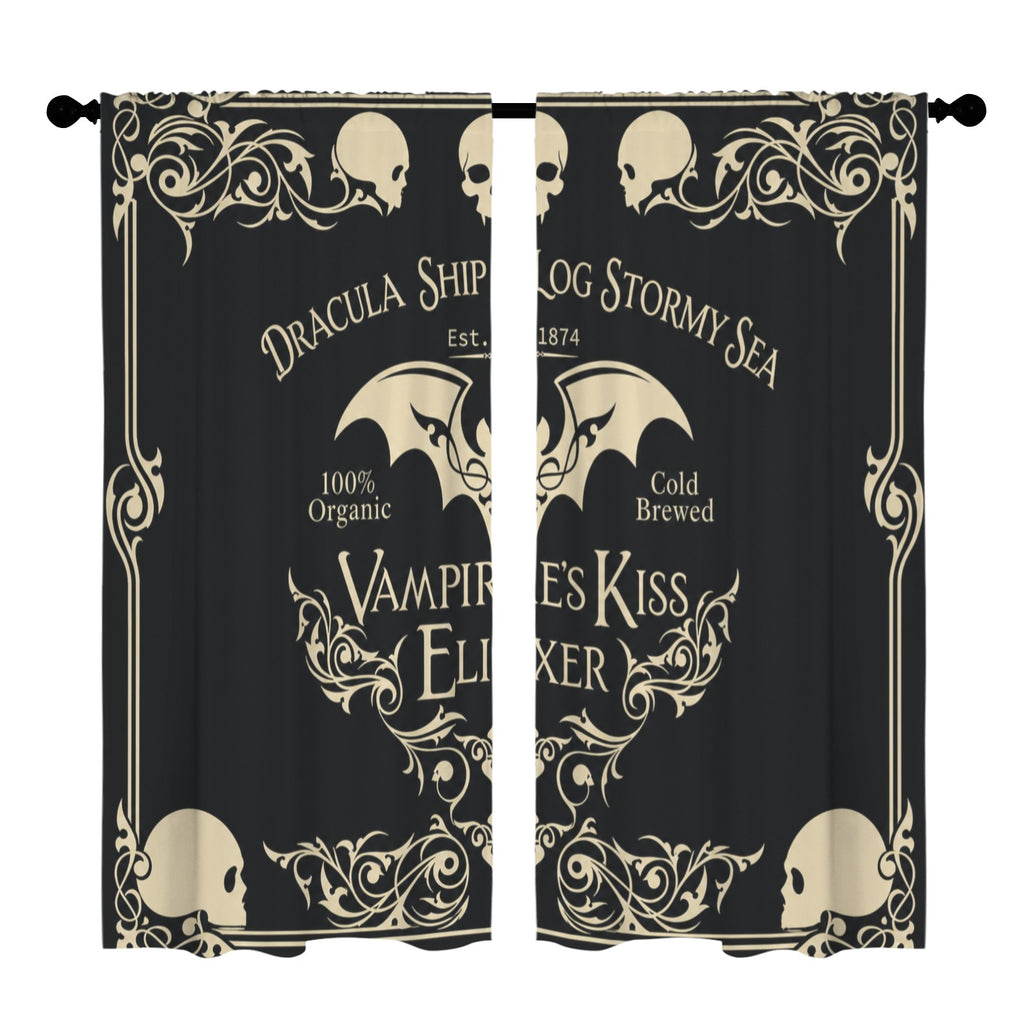 Vampire Elixir Ship Log 52 x 84 in Window Curtain Set