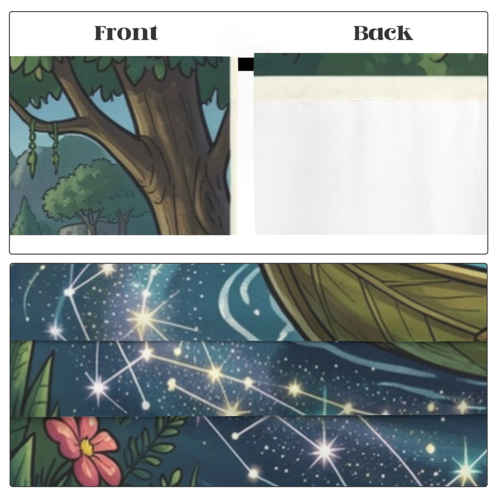 Peter Pan Constellation Sail 52 x 84 in Window Curtain Set