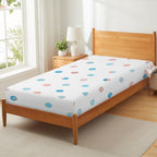 Small Space Big Pattern Fitted Sheet 39x75x13inch (QUE)