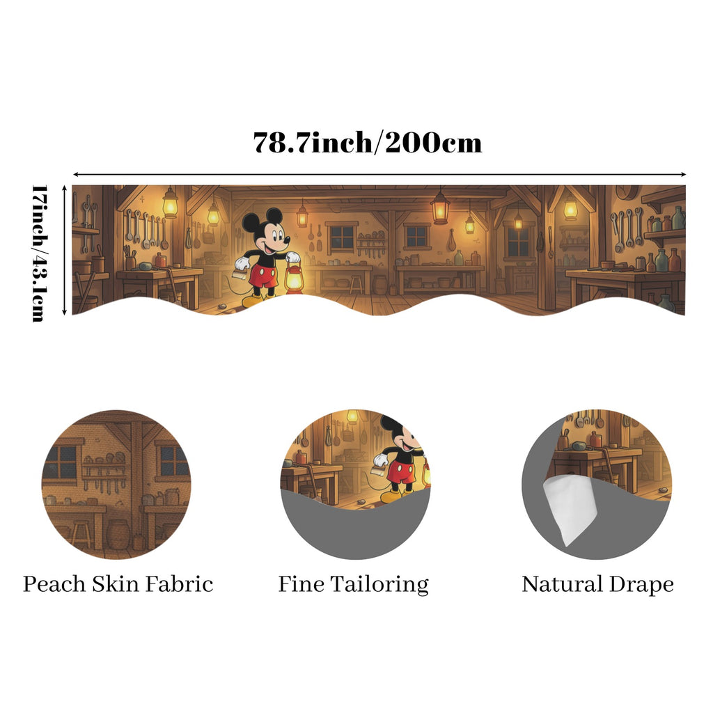 Lantern Workshop — 200cm x 43.1cm Fireplace Cloth (QUE)