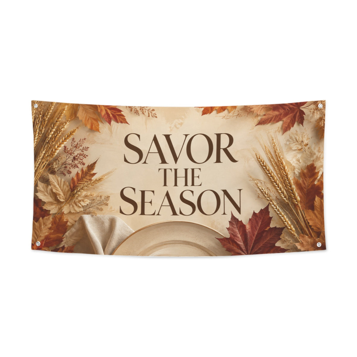 Savor the Season 47 x 24 in Festival Banner