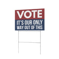 VOTE Signal Field 12 x 9 in House Sign