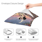Minnie's Rooftop Flower Telegram 16 x 16 in Envelope Pillow Case