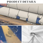 Gertie Starfield 178cm x 140cm Rectangular Tablecloth 70x55inch (QUE)