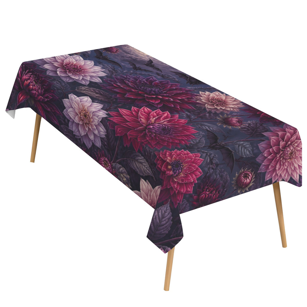 Dahlia Bats 178cm x 140cm Rectangular Tablecloth 70x55inch (QUE)