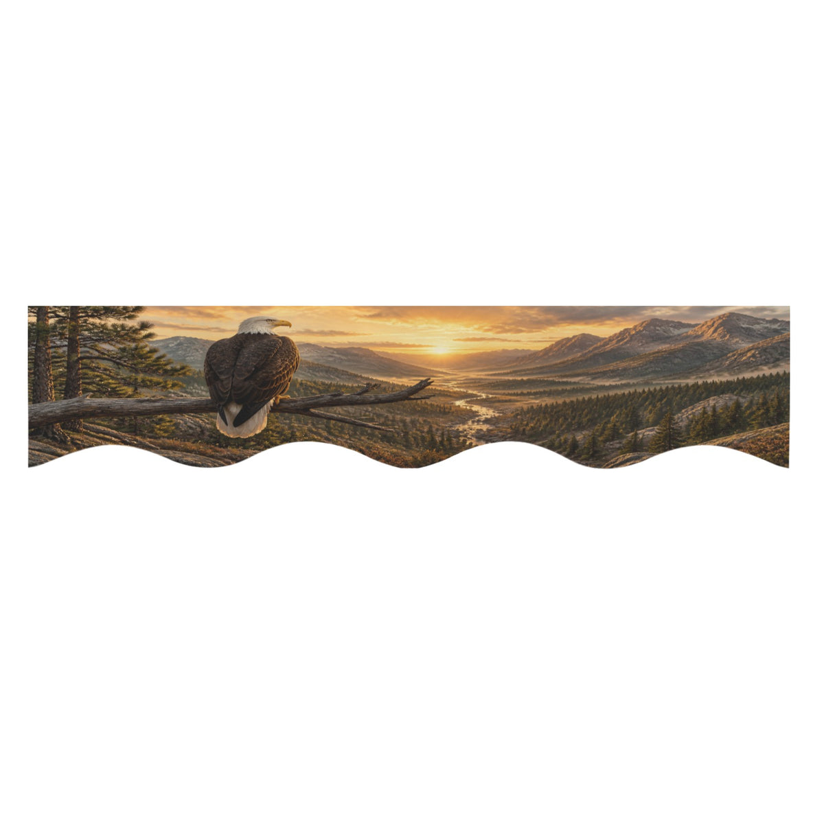 Eagle Mountain Sky 200cm x 43.1cm Fireplace Cloth (QUE)