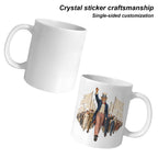 Uncle Sam Parade 11 oz White Ceramic Mug