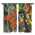 Dracula Poster Collage 52 x 84 in Window Curtain Set