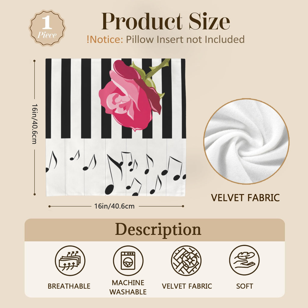 Opera Aesthetic Midnight Curtain 16 x 16 in Envelope Pillow Case