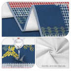 Harvest Mosaic Table 29"x58" (QUE) Waffle Weave Bath Towel