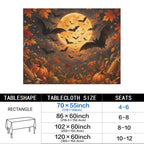 Harvest Bats 178cm x 140cm Rectangular Tablecloth 70x55inch (QUE)