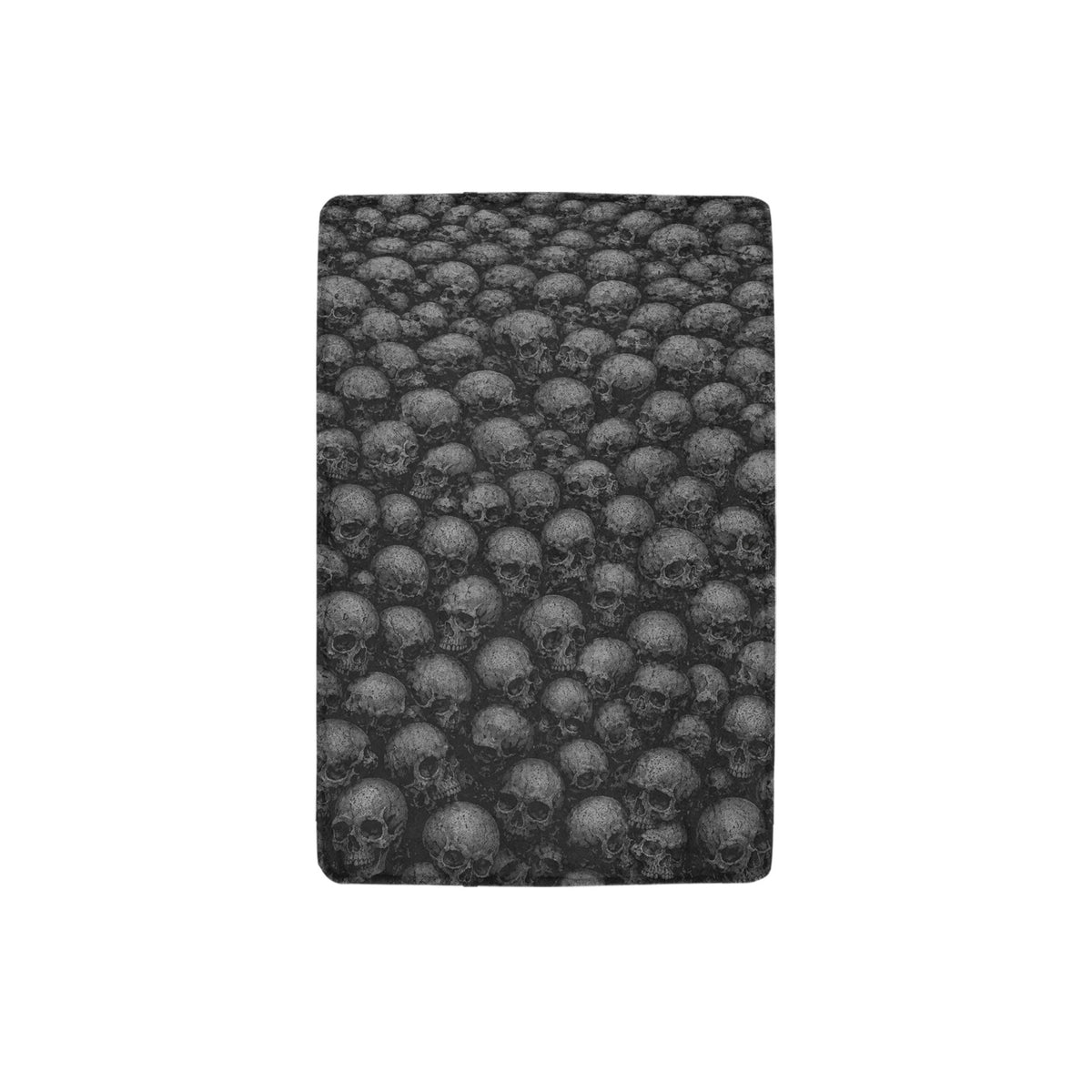 Gothic Floral Bats 32 x 48 in Micro Fleece Blanket
