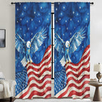 Future Vote Eagle 52 x 84 in Window Curtain Set