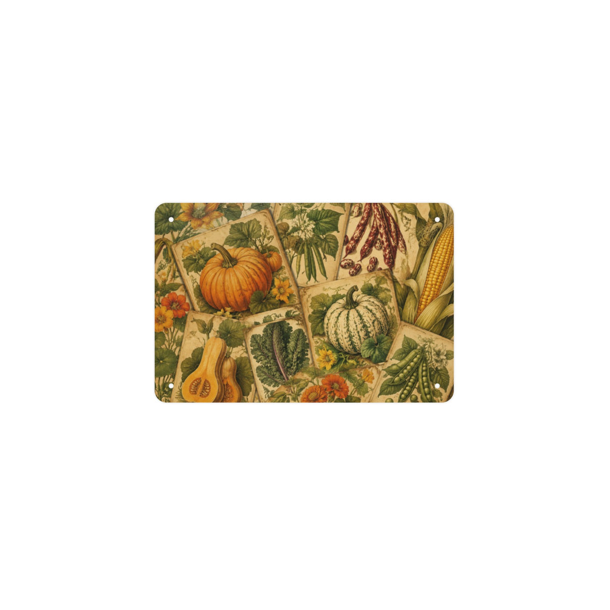 Vintage Seed Packet 12 x 8 in Metal Tin Sign