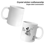 Steamboat Dawn Harbor Mickey 11 oz White Ceramic Mug