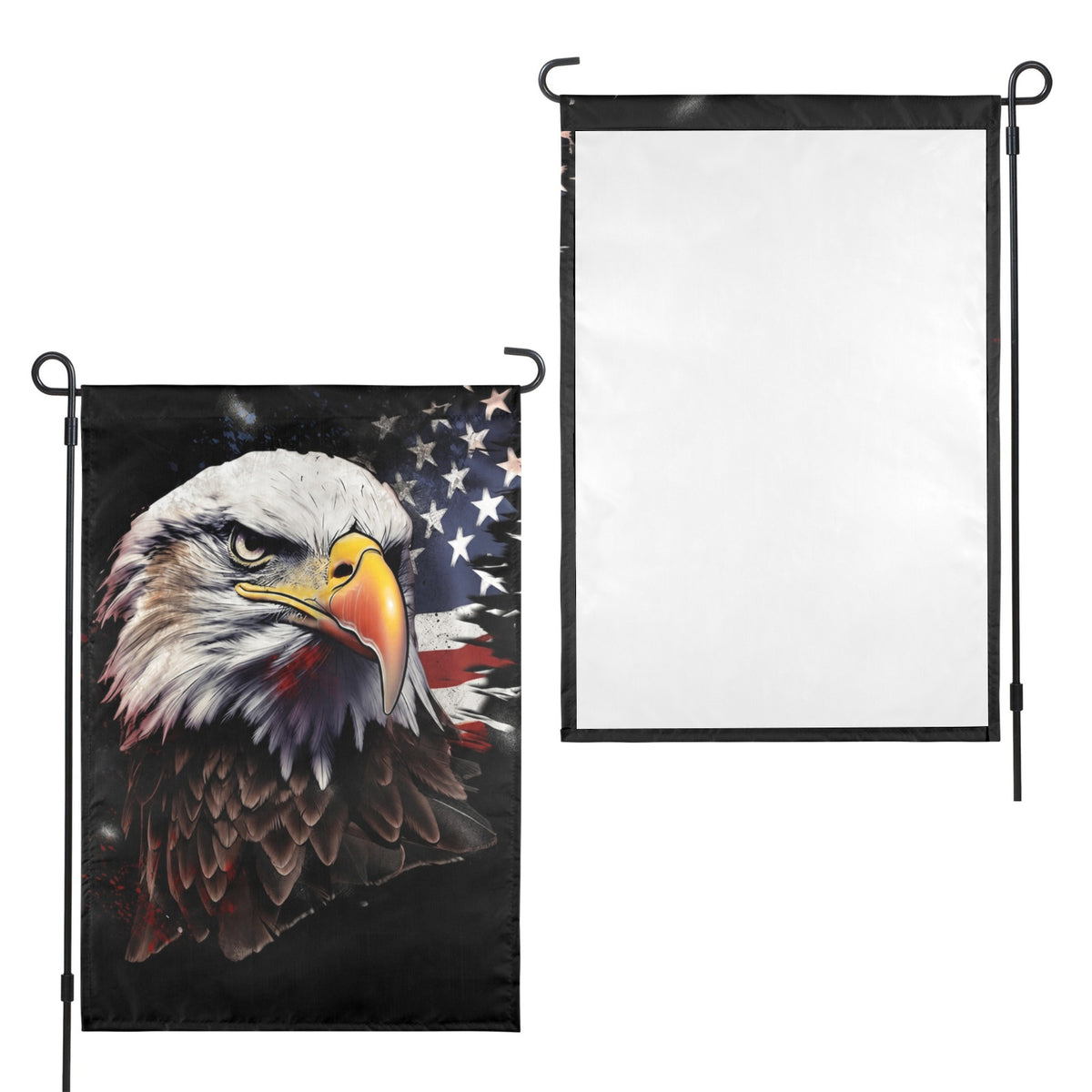 Veterans Day field of stars 12 x 18 in Garden Flag