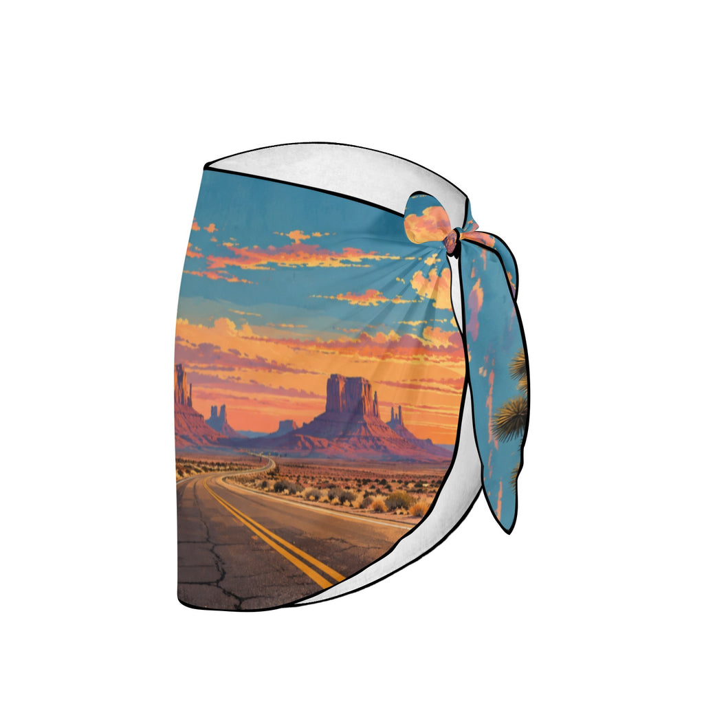 Desert Route 66 Beach Sarong Wrap (QUE)