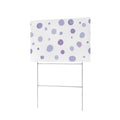 Lavender Dot Pattern 12 x 9 in House Sign