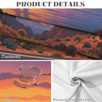 Golden Gate Desert 178cm x 140cm Rectangular Tablecloth 70x55inch (QUE)