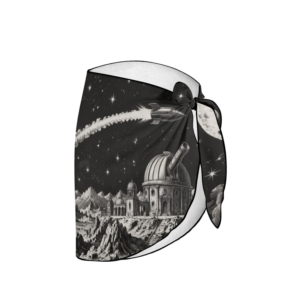 Moon Face Voyage Beach Sarong Wrap (QUE)