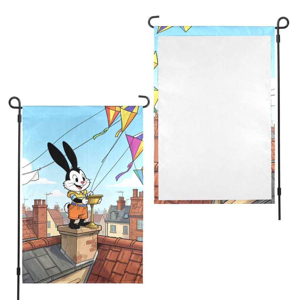 Rooftop Kite Oswald 12 x 18 in Garden Flag