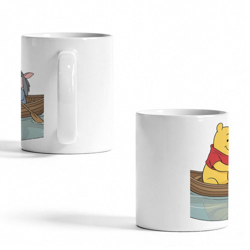 Shepard Pooh Reed Boat Pond 11 oz White Ceramic Mug