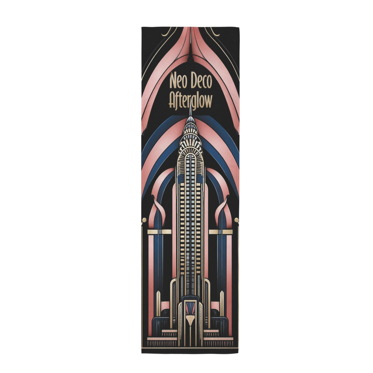 Neo Deco Afterglow 12 x 40 in Polyester Peach Skin Tapestry