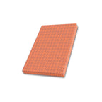Orange Cross Pattern Frame Canvas Print 8"x10"