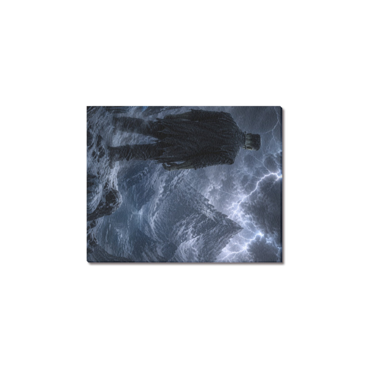 Frankenstein Alpine Storm Frame Canvas Print 8"x10"