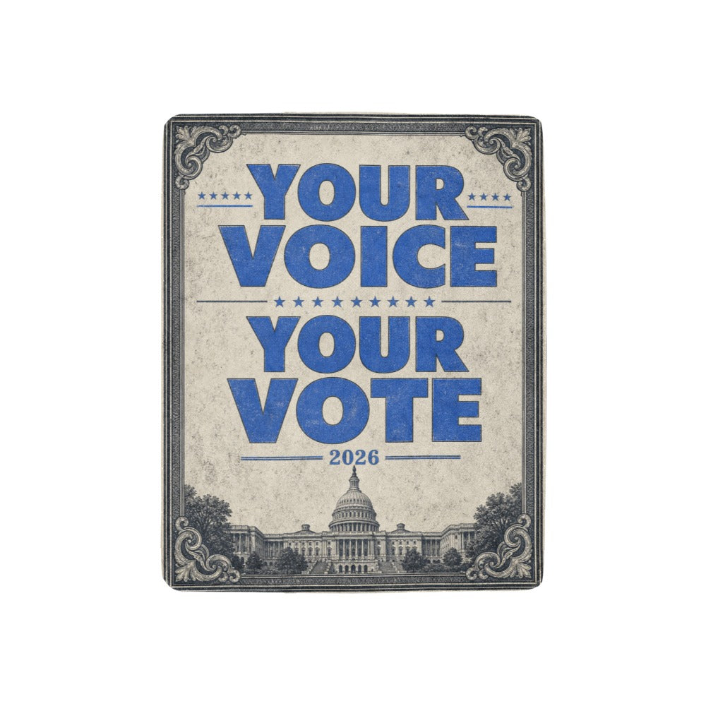 Your Voice Your Vote 32 x 48 in Micro Fleece Blanket
