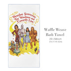 Denslow Character Trio 29"x58" (QUE) Waffle Weave Bath Towel
