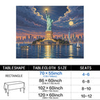 Liberty Night Bay 178cm x 140cm Rectangular Tablecloth 70x55inch (QUE)