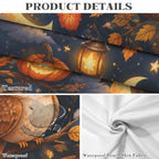Owl Lanterns 178cm x 140cm Rectangular Tablecloth 70x55inch (QUE)