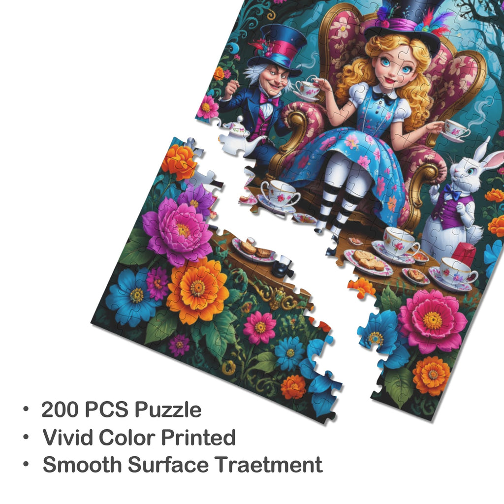 Queen Croquet 10 x 13.94 in 200-Piece Wooden Jigsaw Puzzle (QUE)