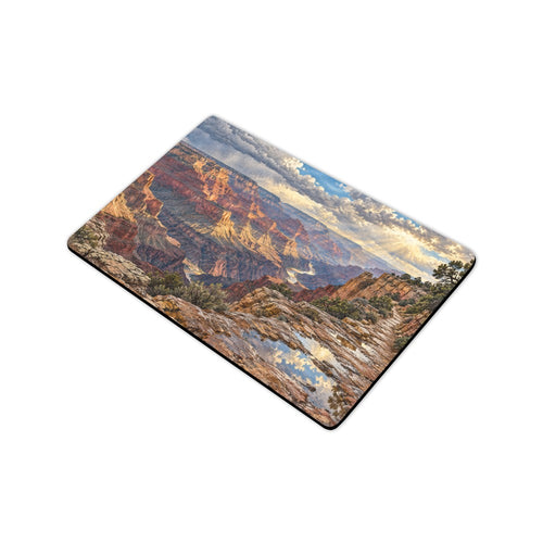 Grand Canyon Rain Reflections 23.6 x 15.7 in Doormat