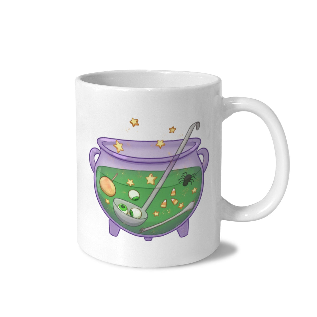 Spooky Potion Bottles 11 oz White Ceramic Mug