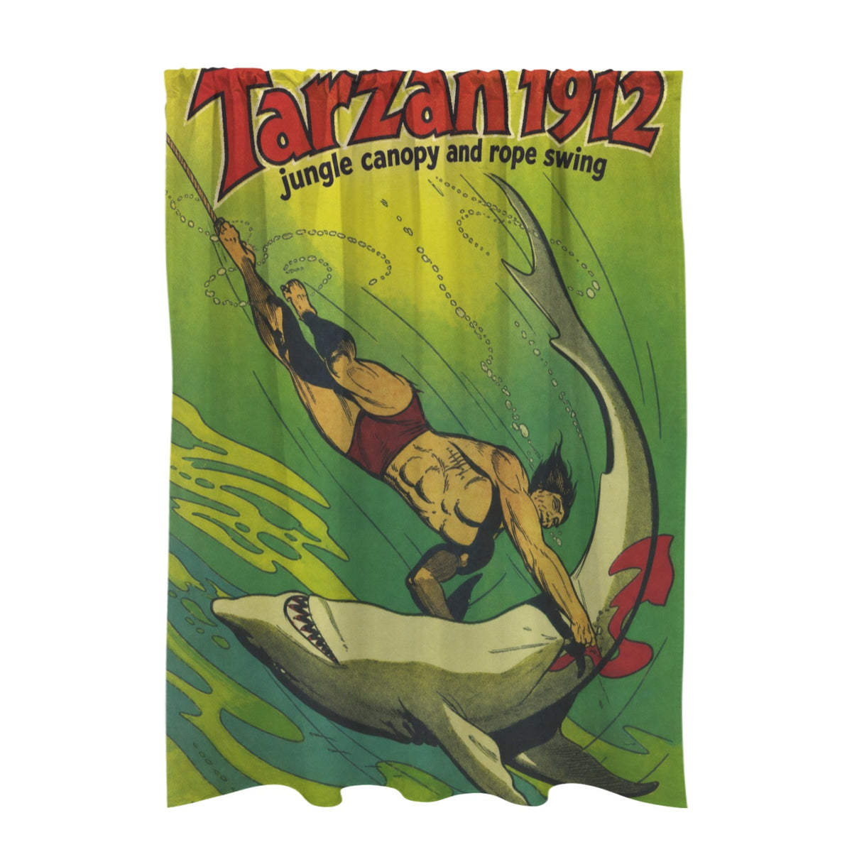 Tarzan Jungle Swing 51 x 72 in Door Curtain (QUE)